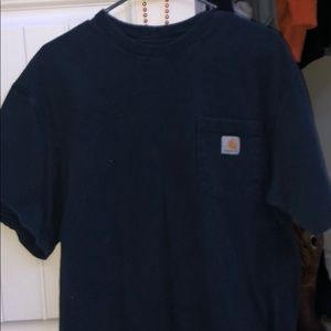 Navy blue carhartt tee